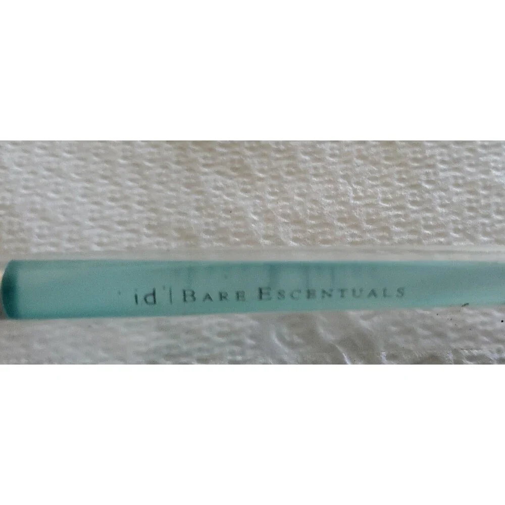NIP Bare Escentuals Double Ended Shape And Define Eye Makeup Brush Aqua Handle